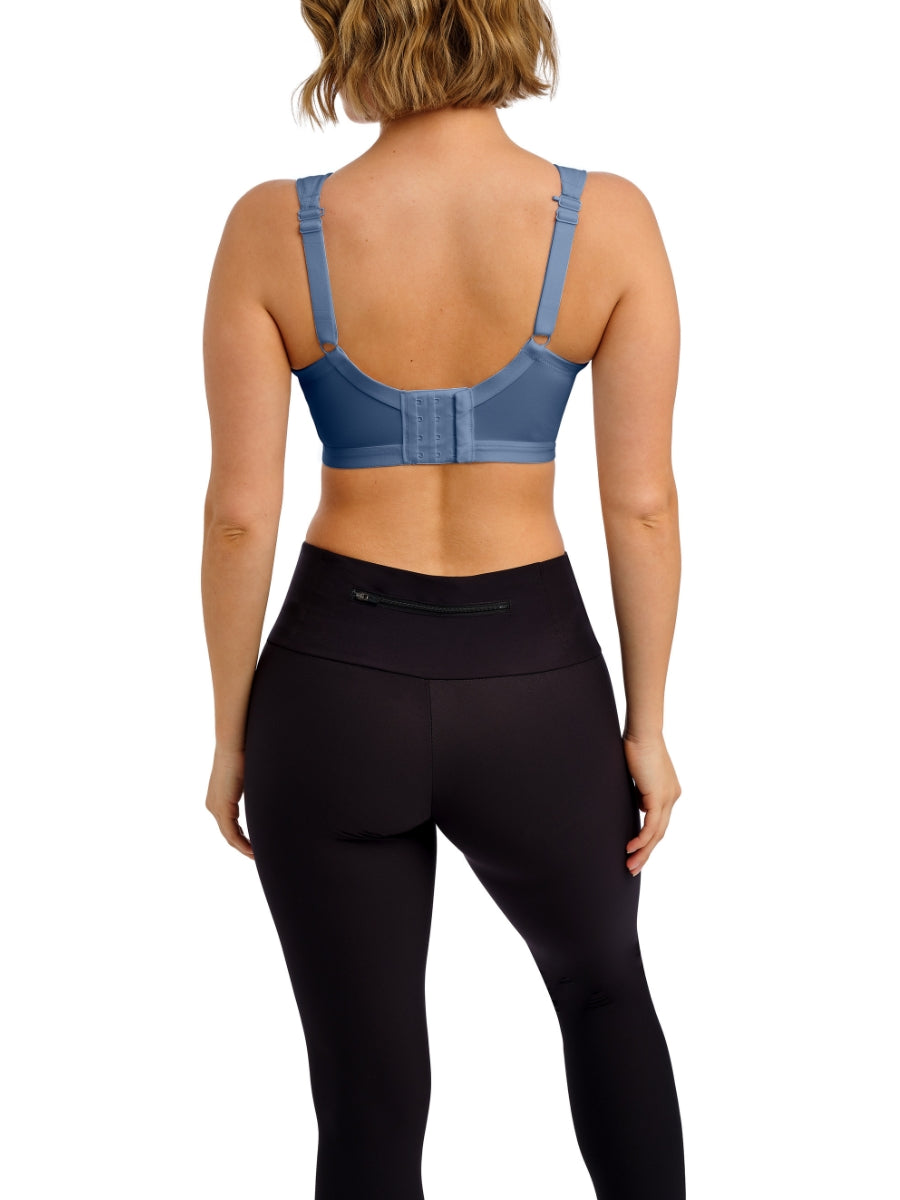 Dynamic Non-Wired Sports Bra - Steel Blue