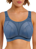 Dynamic Non-Wired Sports Bra - Steel Blue