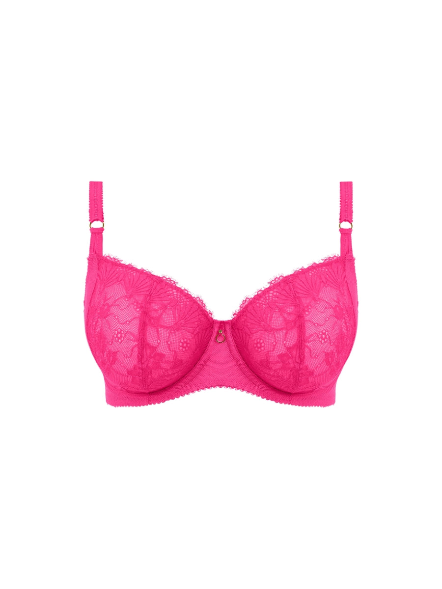 Fascinate Balconette Bra - Hot Pink