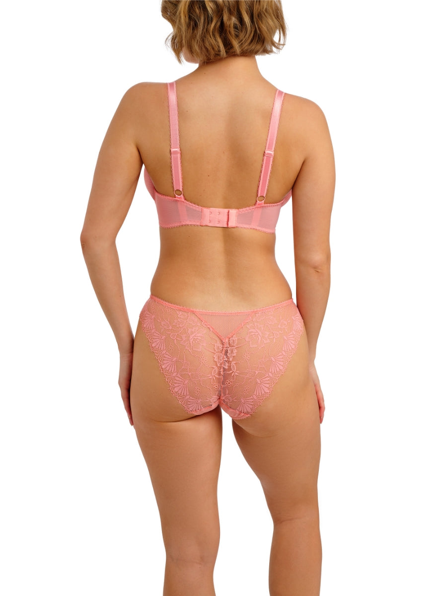 Fascinate Balconette Bra - Peach
