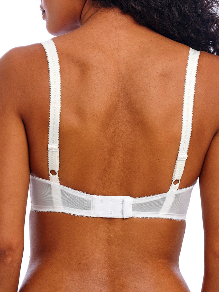 Fascinate Balconette Bra - White