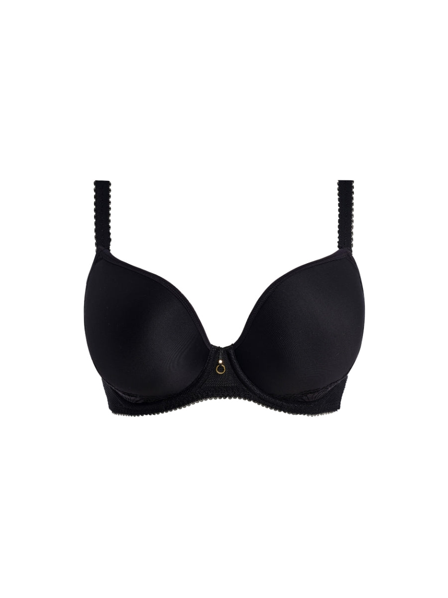 Fascinate Moulded Plunge T-Shirt Bra - Black