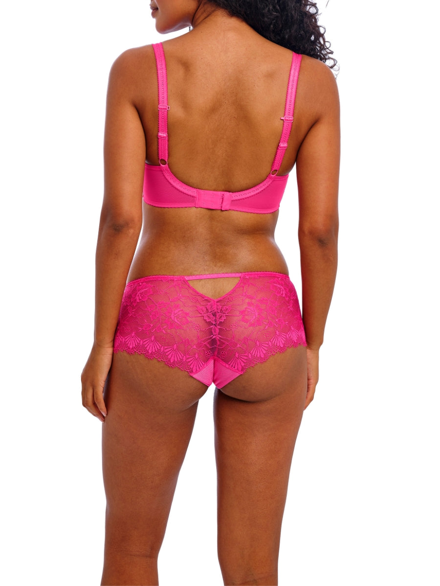 Fascinate Moulded Plunge T-Shirt Bra - Hot Pink