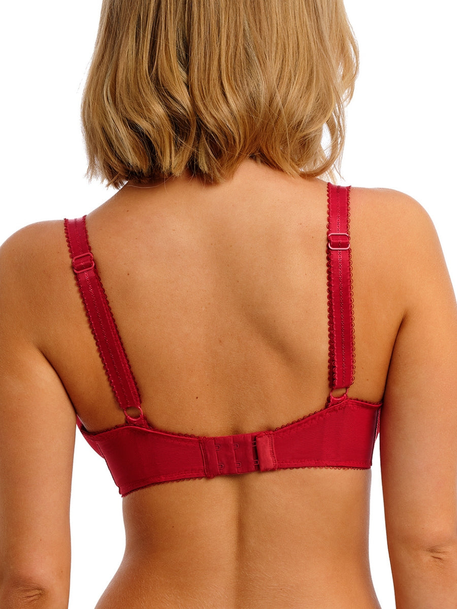 Fascinate Balconette Bra - Cherry
