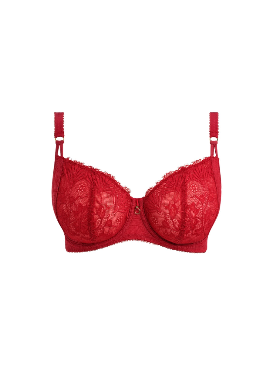 Fascinate Balconette Bra - Cherry