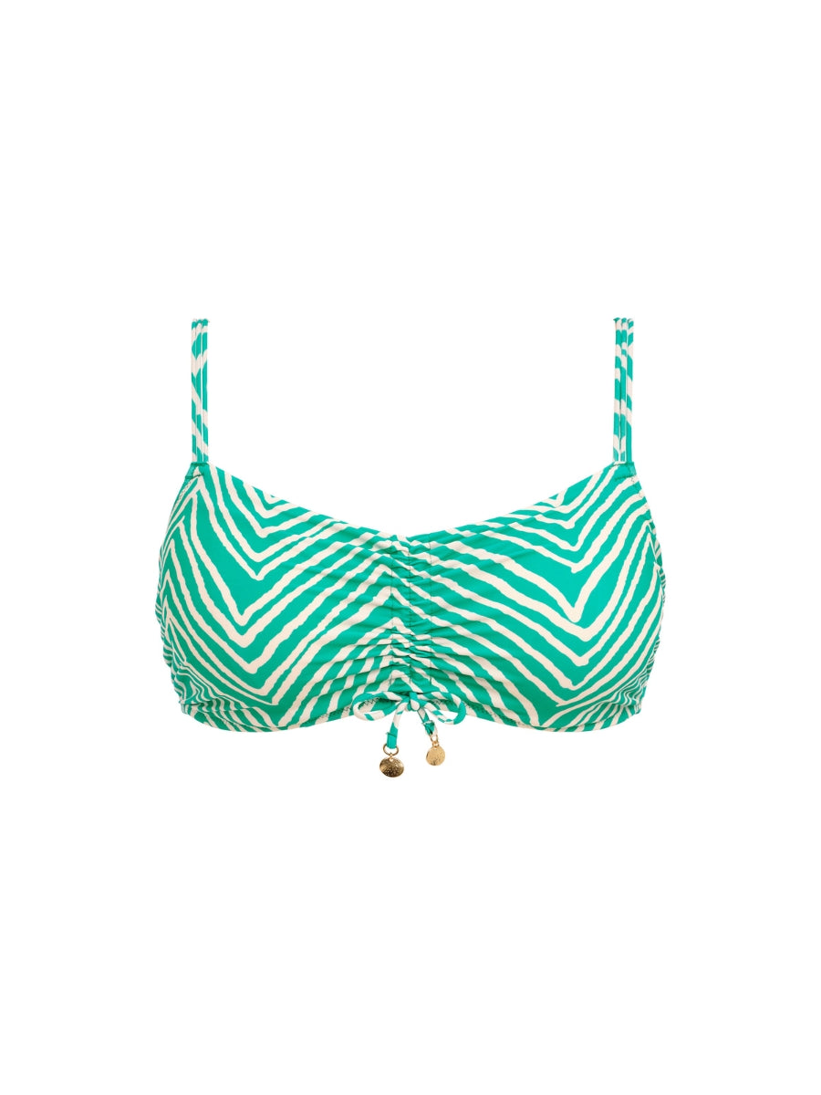 Fiji Falls Bralette Bikini Top - Marine