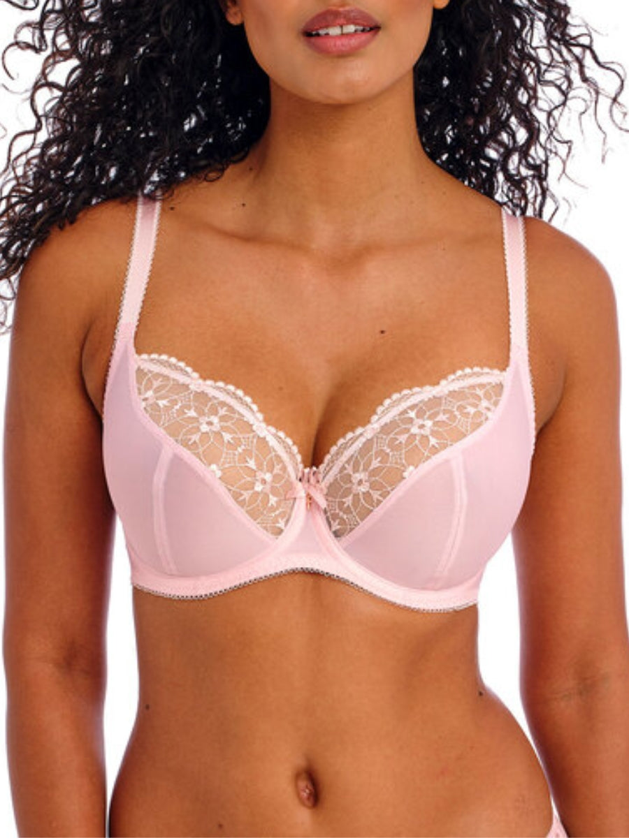 Hallie Plunge Bra - Pink Champagne