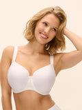Idol Moulded Balcony Bra - White