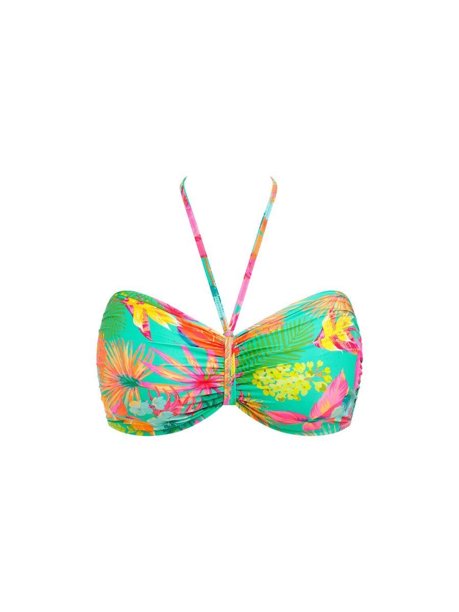 Isla Margarita Bandeau Bikini Top - Jade