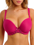 Laurine Moulded Plunge T-Shirt Bra - Raspberry