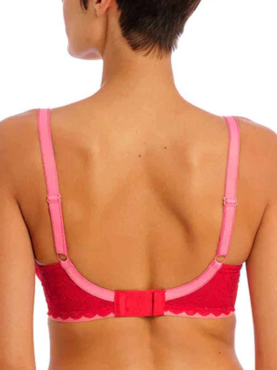 freya offbeat padded half cup bra Chilli Red