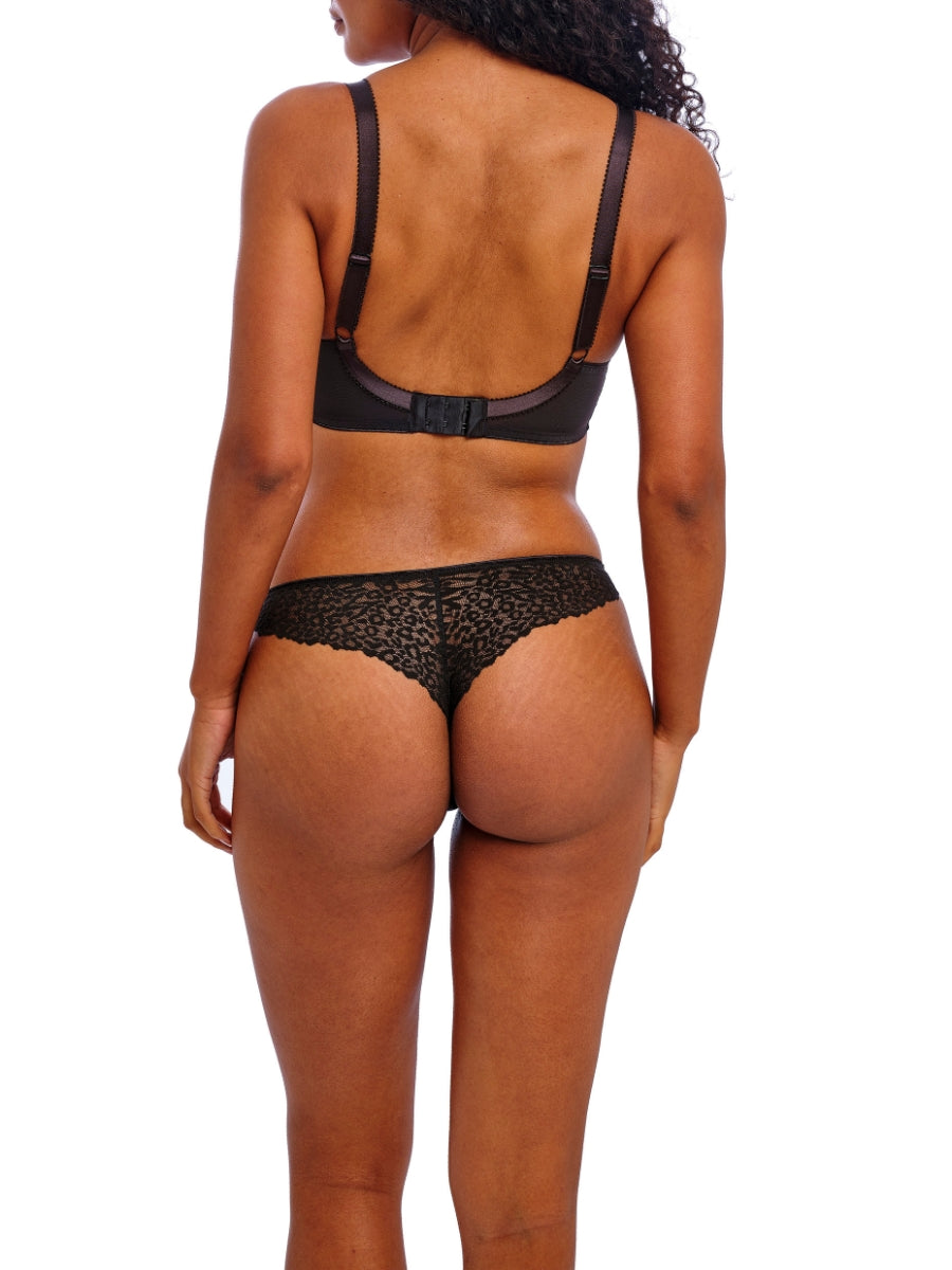 Love-Haze Plunge Bra - Black