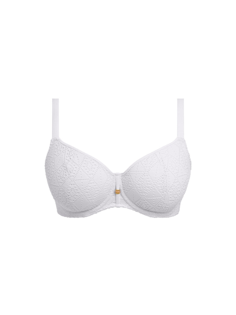 Nomad Nights Sweetheart Bikini Top - White