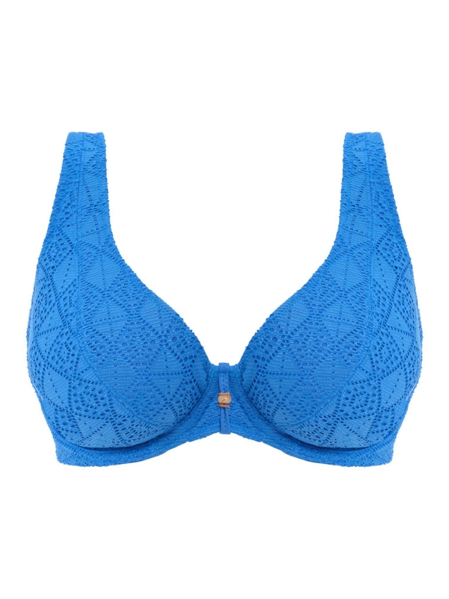 Nomad Nights High Apex Bikini Top - Atlantic
