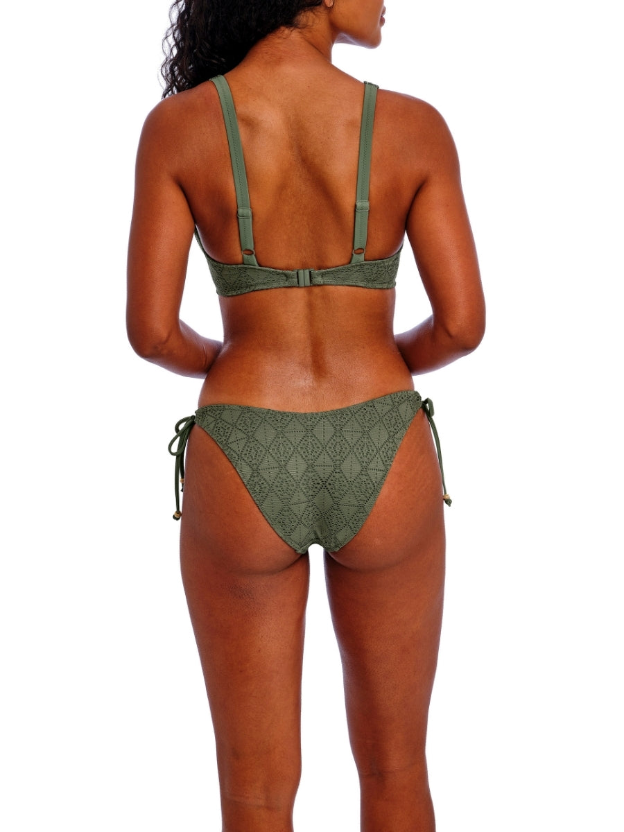 Nomad Nights High Apex Bikini Top - Sage