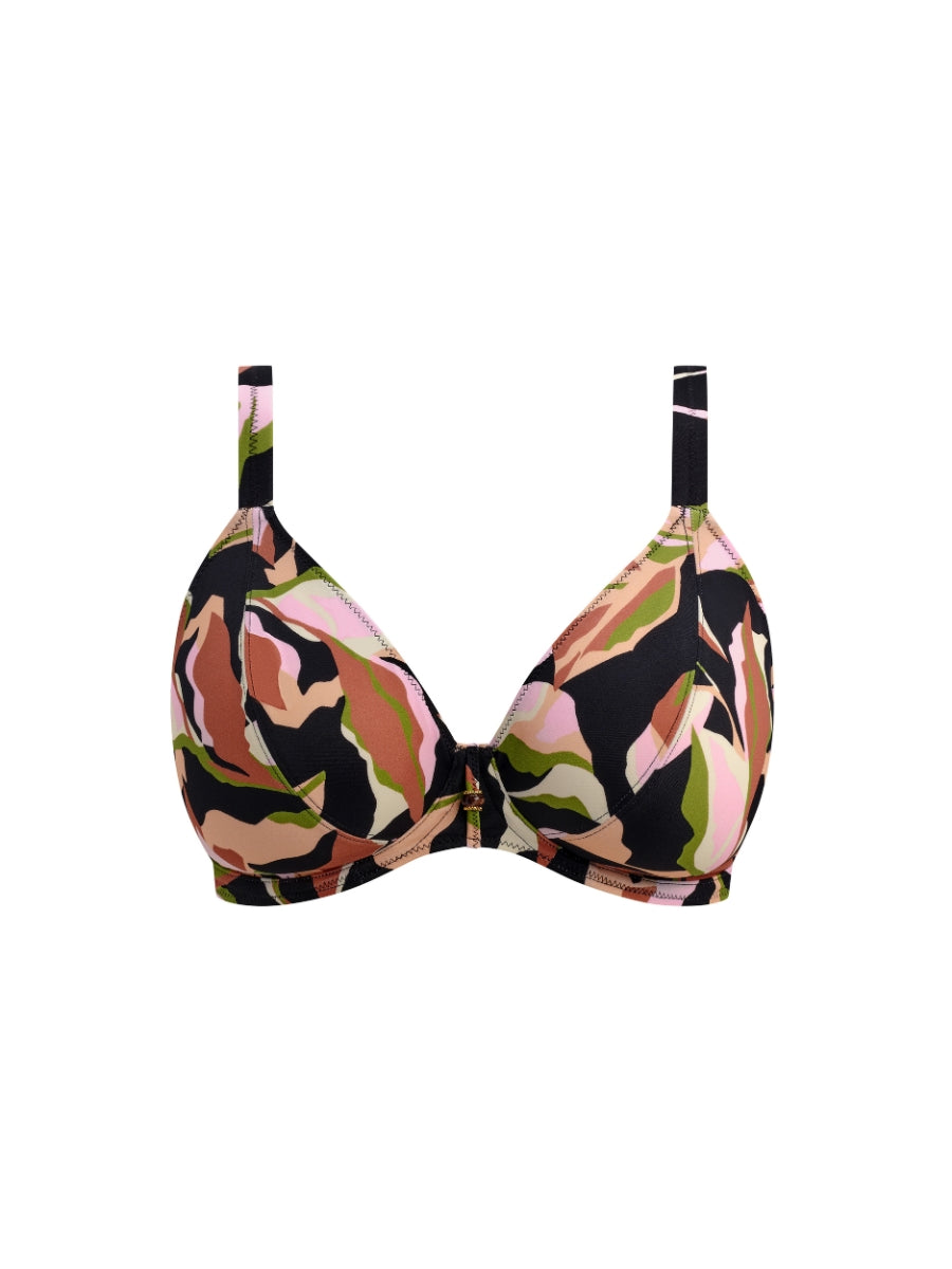 Ocean Avenue Plunge Bikini Top - Multi