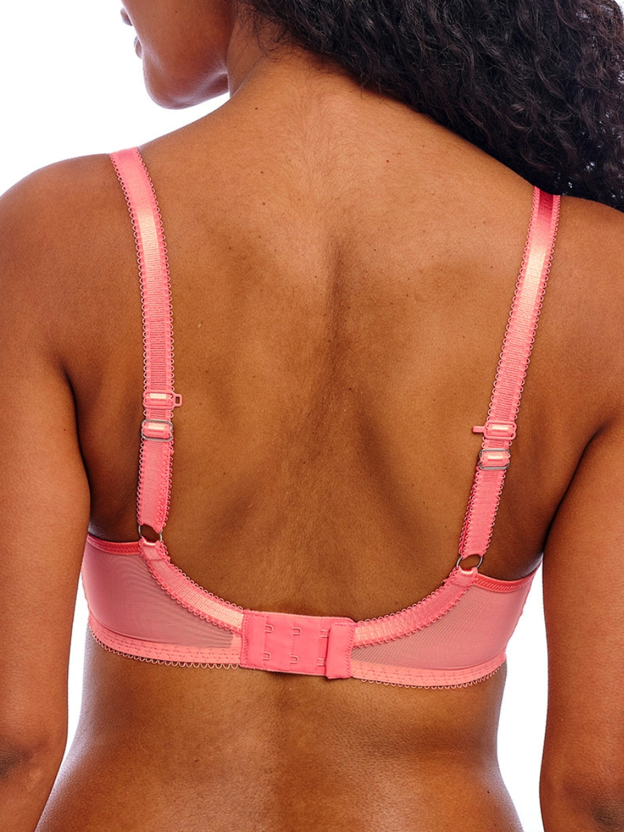Offbeat Decadence Spacer Bra - Sunset Coral