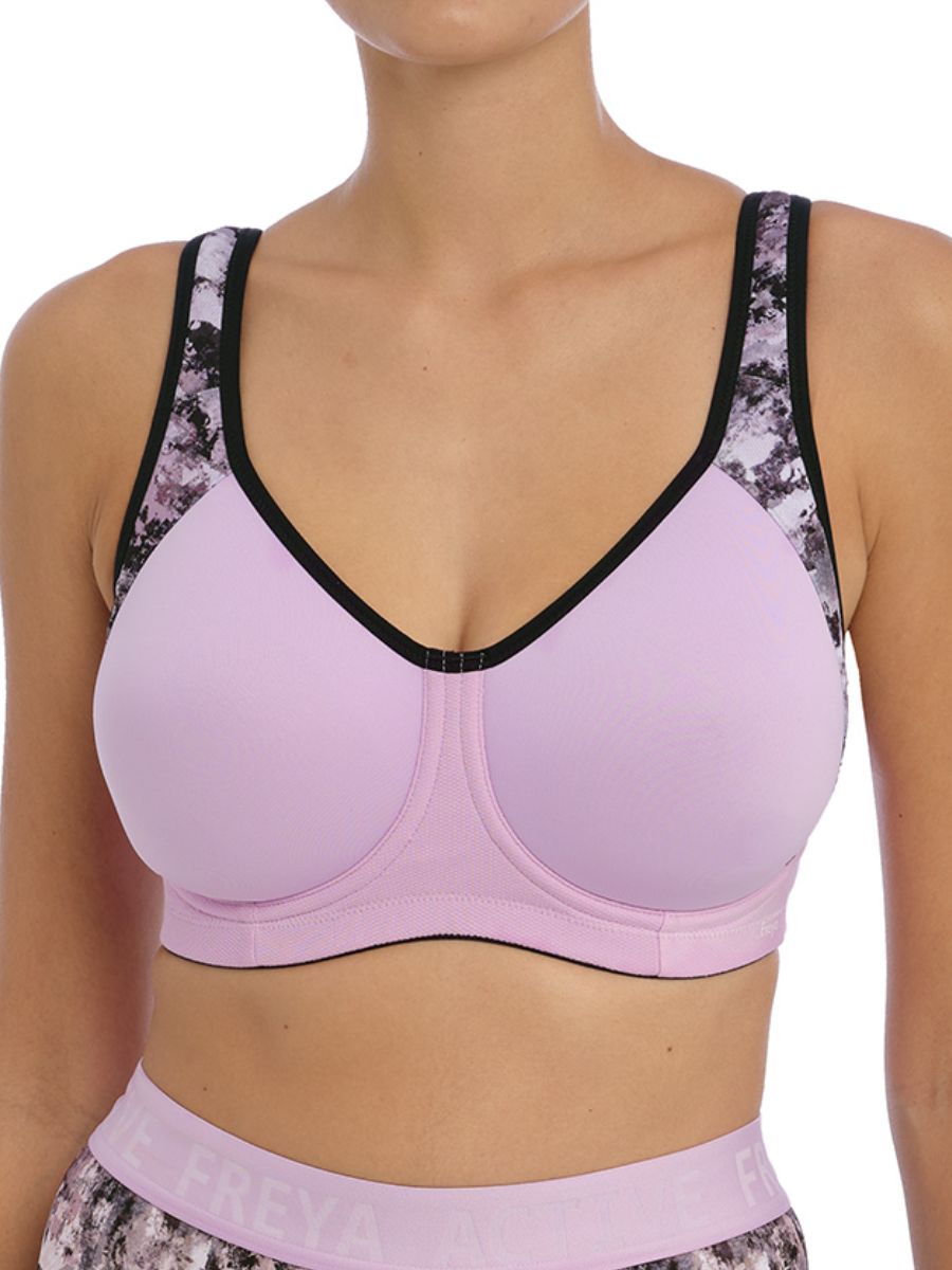 Sonic Moulded Spacer Sports Bra - Haze