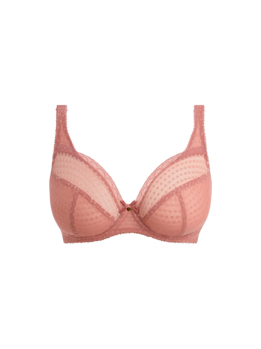 Freya Spot-Light Plunge Bra - Ash Rose