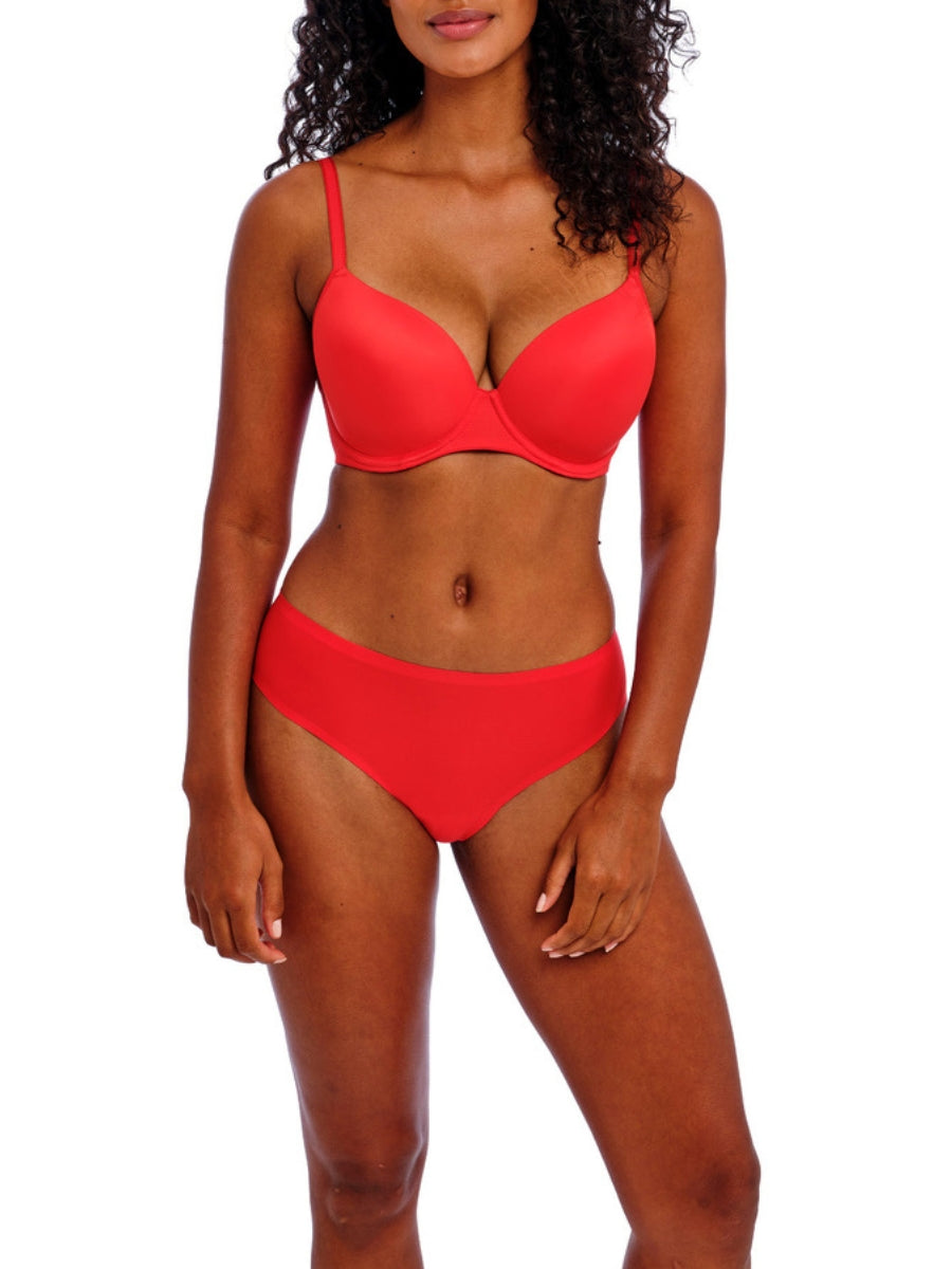 Undetected Sweetheart T-Shirt Bra - Chilli Red