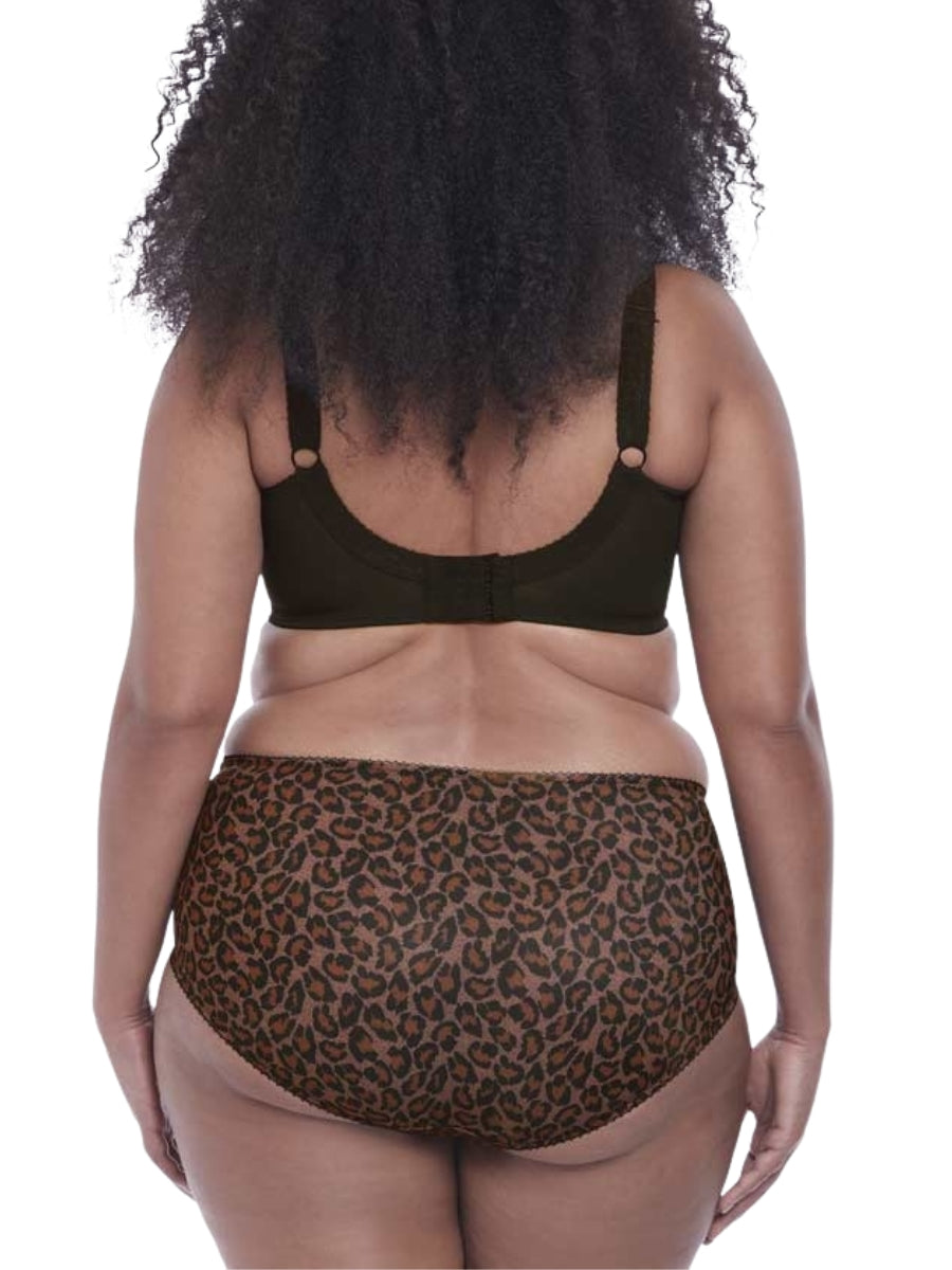 Kayla Banded Full Cup Bra - Dark Leopard
