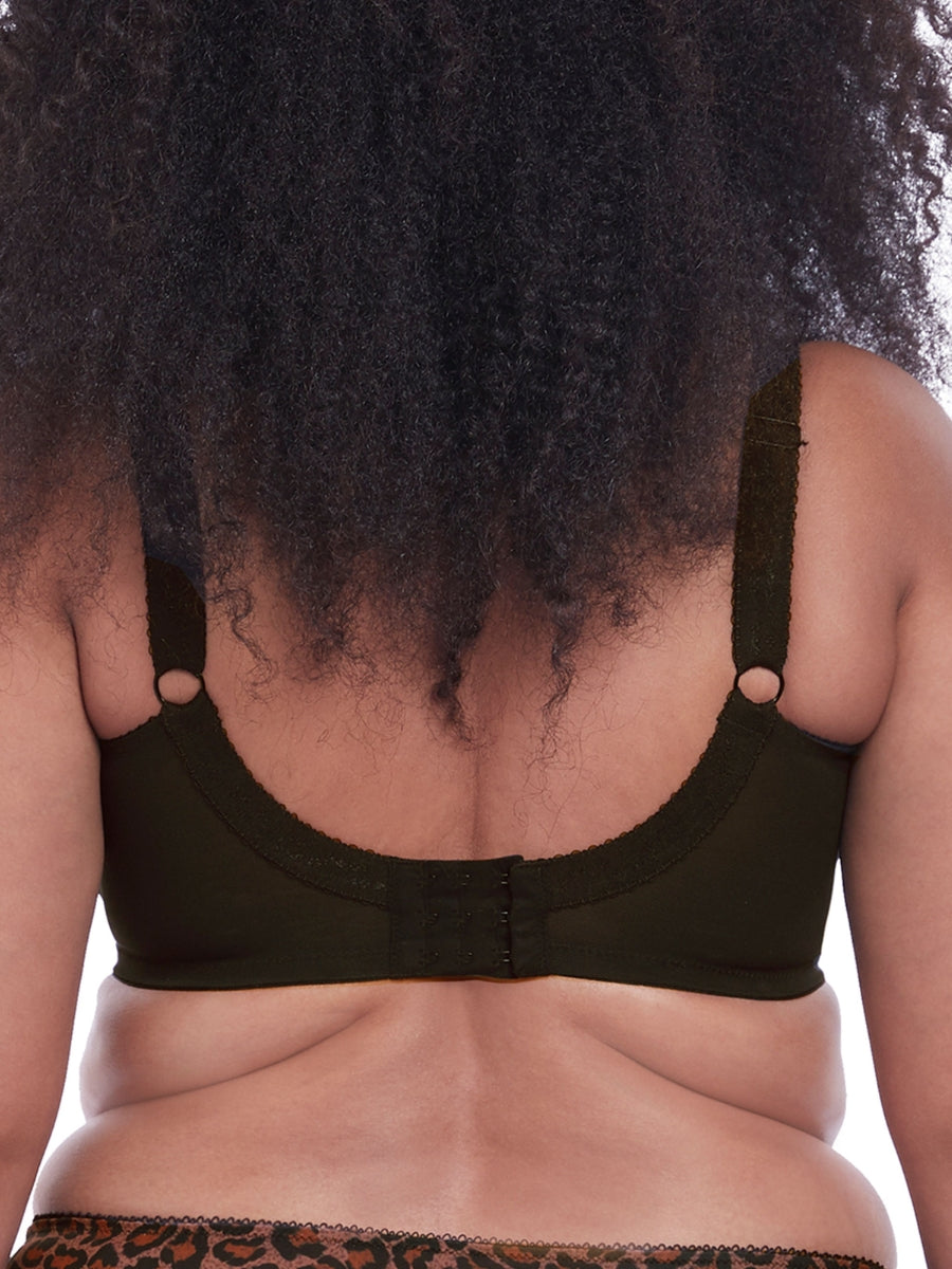Kayla Banded Full Cup Bra - Dark Leopard
