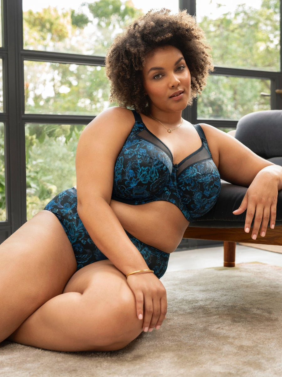 Kayla Banded Full Cup Bra - Ornate