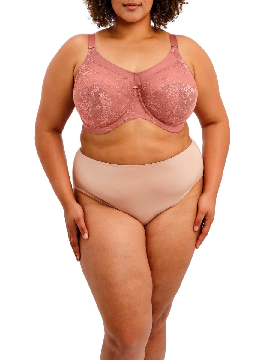Verity Full Coverage Full Cup Bra - Rosewood