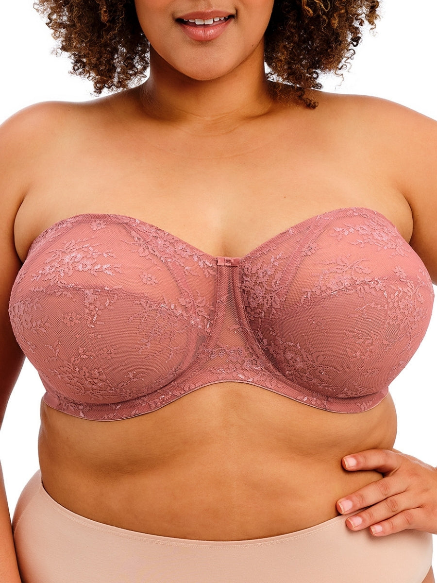 Verity Strapless Bra - Rosewood