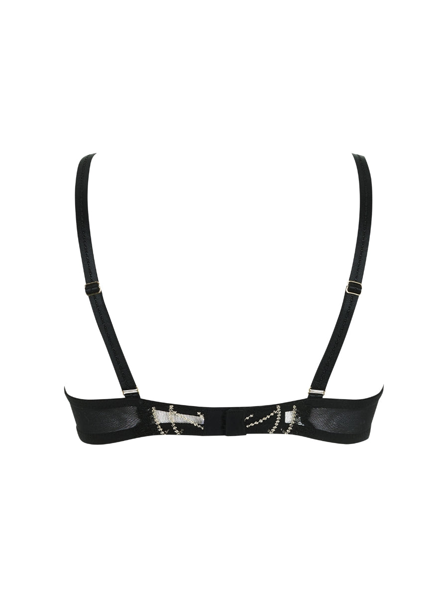 VIP Etoile Plunge Bra - Black
