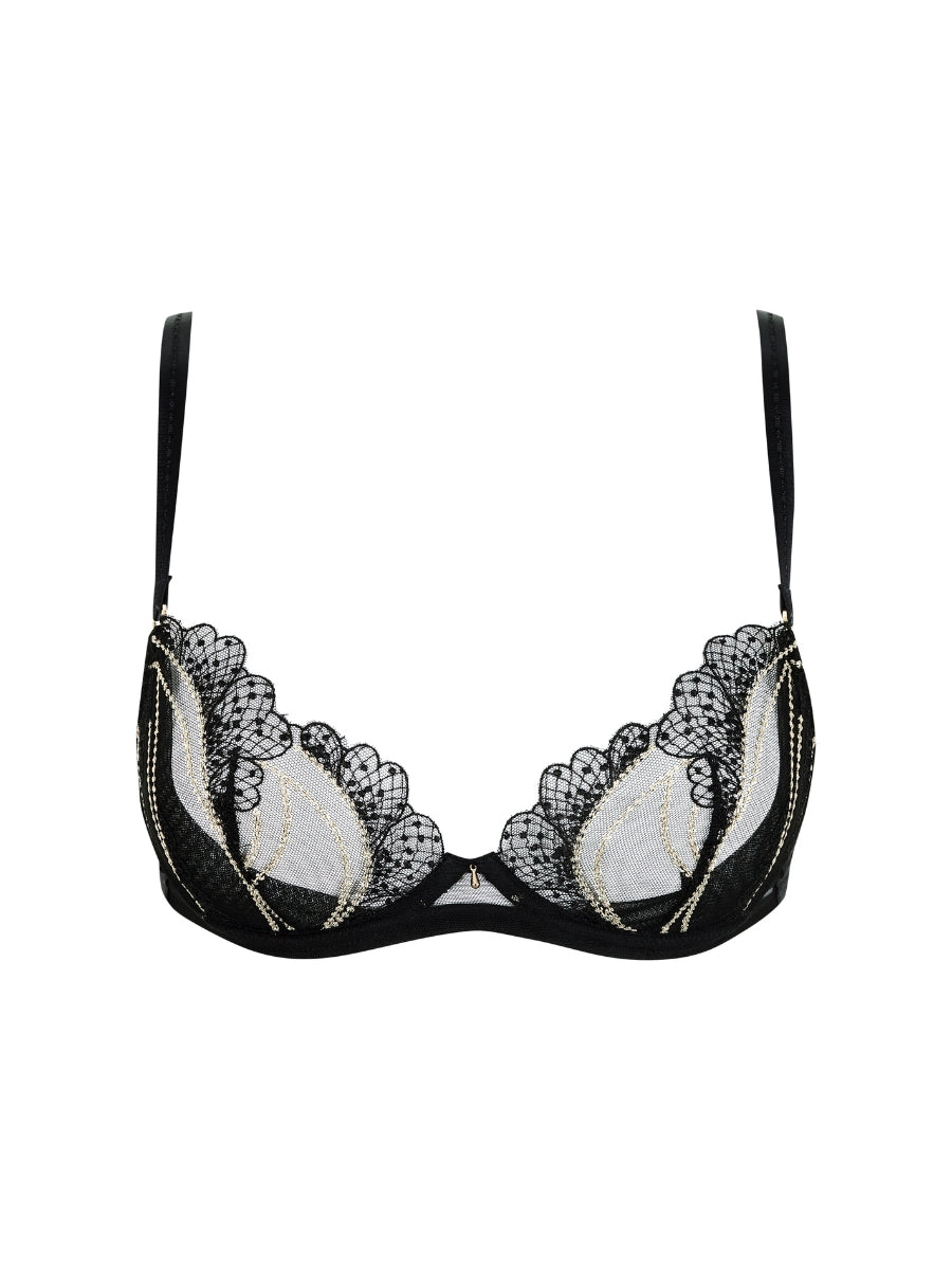 VIP Etoile Plunge Bra - Black