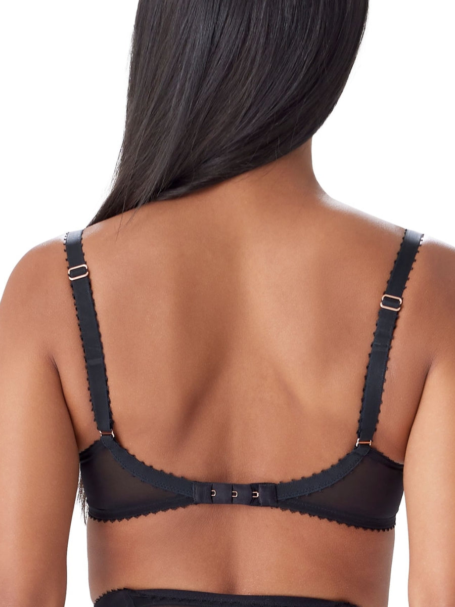 VIP Taboo Balcony Bra - Black