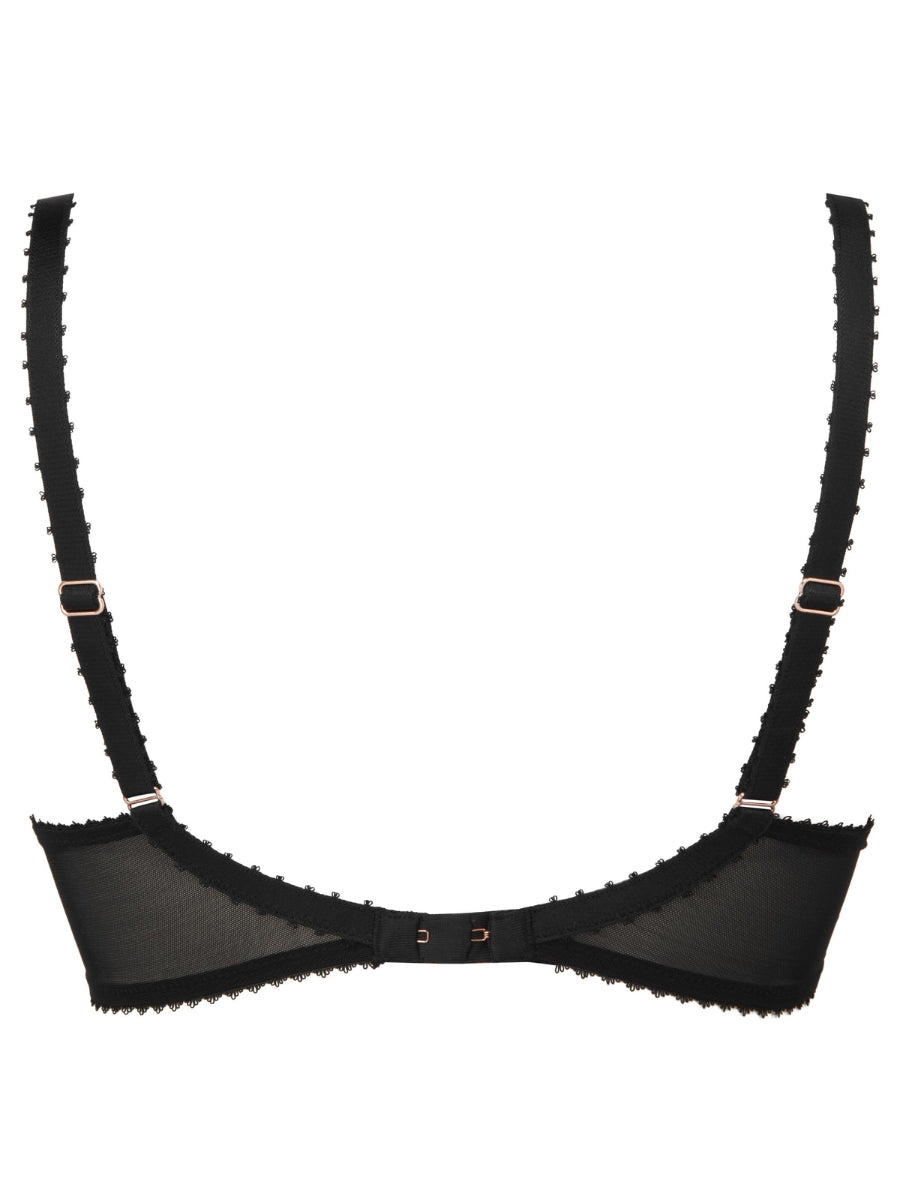 VIP Taboo Balcony Bra - Black