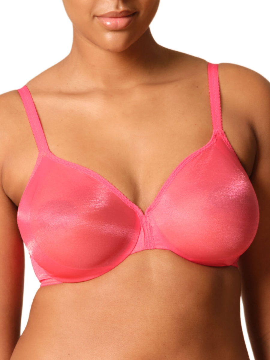 Glossies Sheer Moulded Bra - Paradise Pink