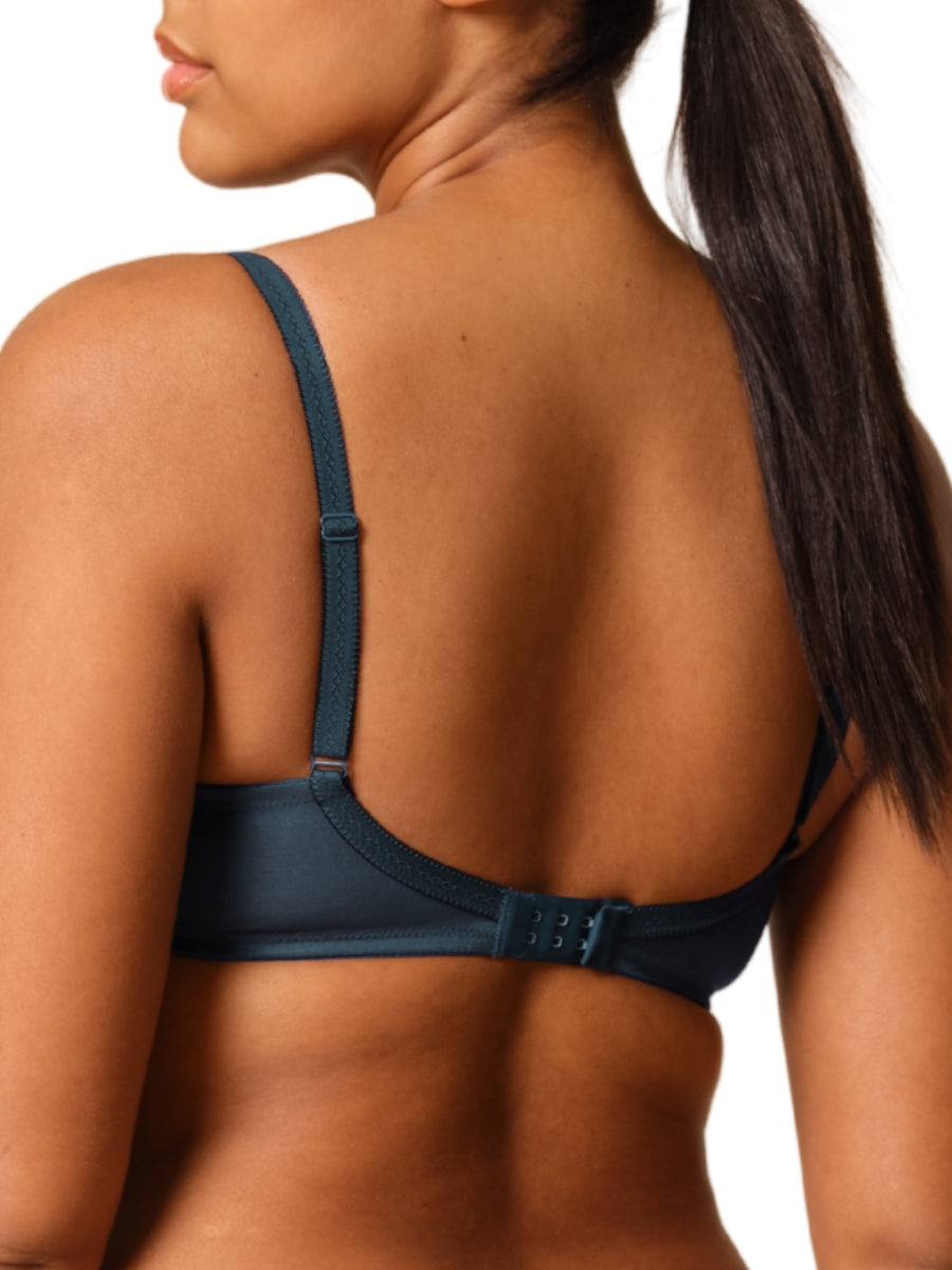 Glossies Sheer Moulded Bra - Shadow Blue