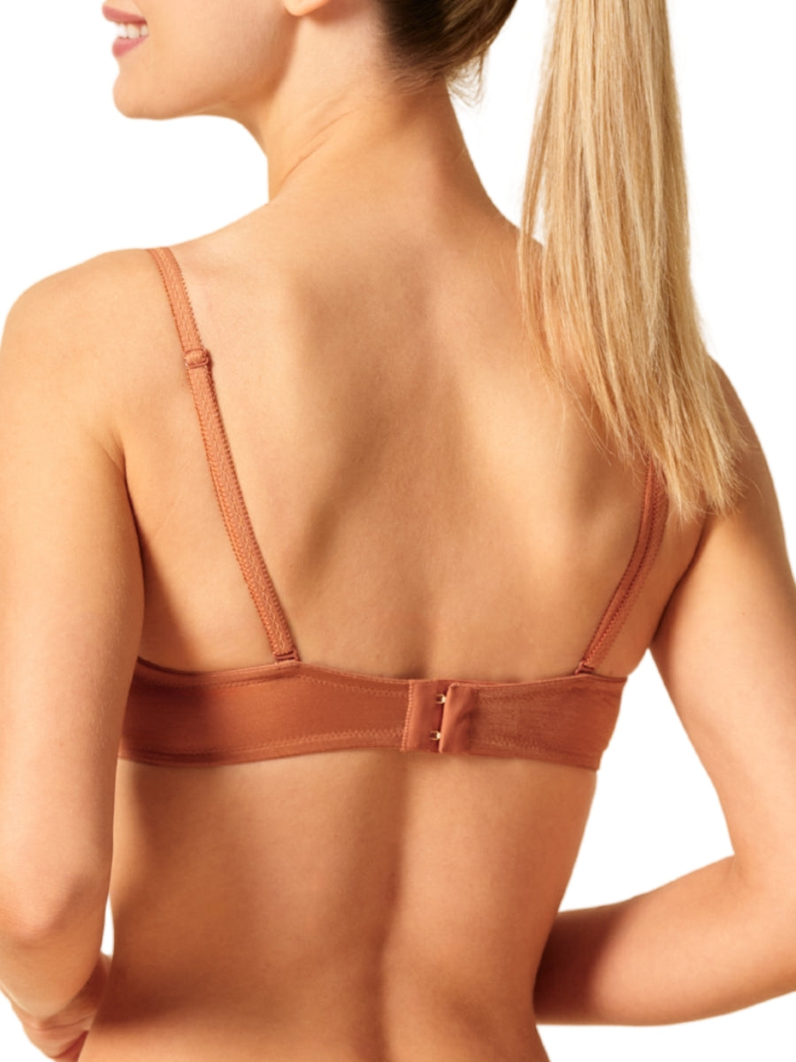 Glossies Sheer Moulded Bra - Sunkissed