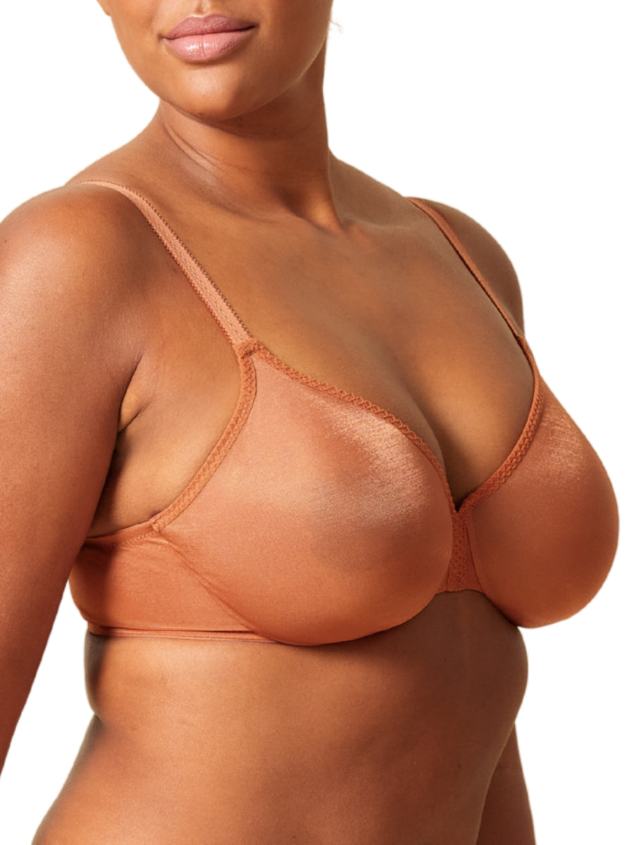 Glossies Sheer Moulded Bra - Sunkissed