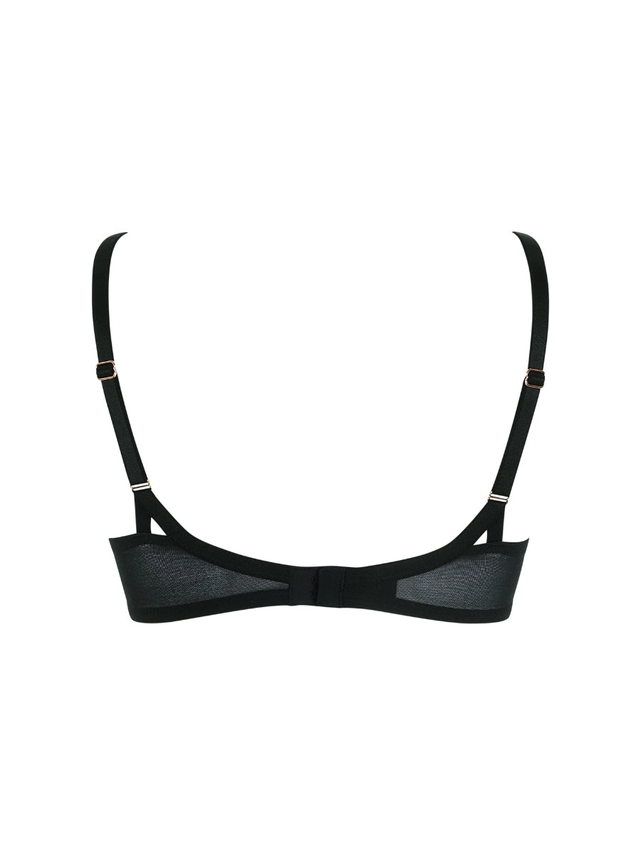Lacage Balconette Bra - Black