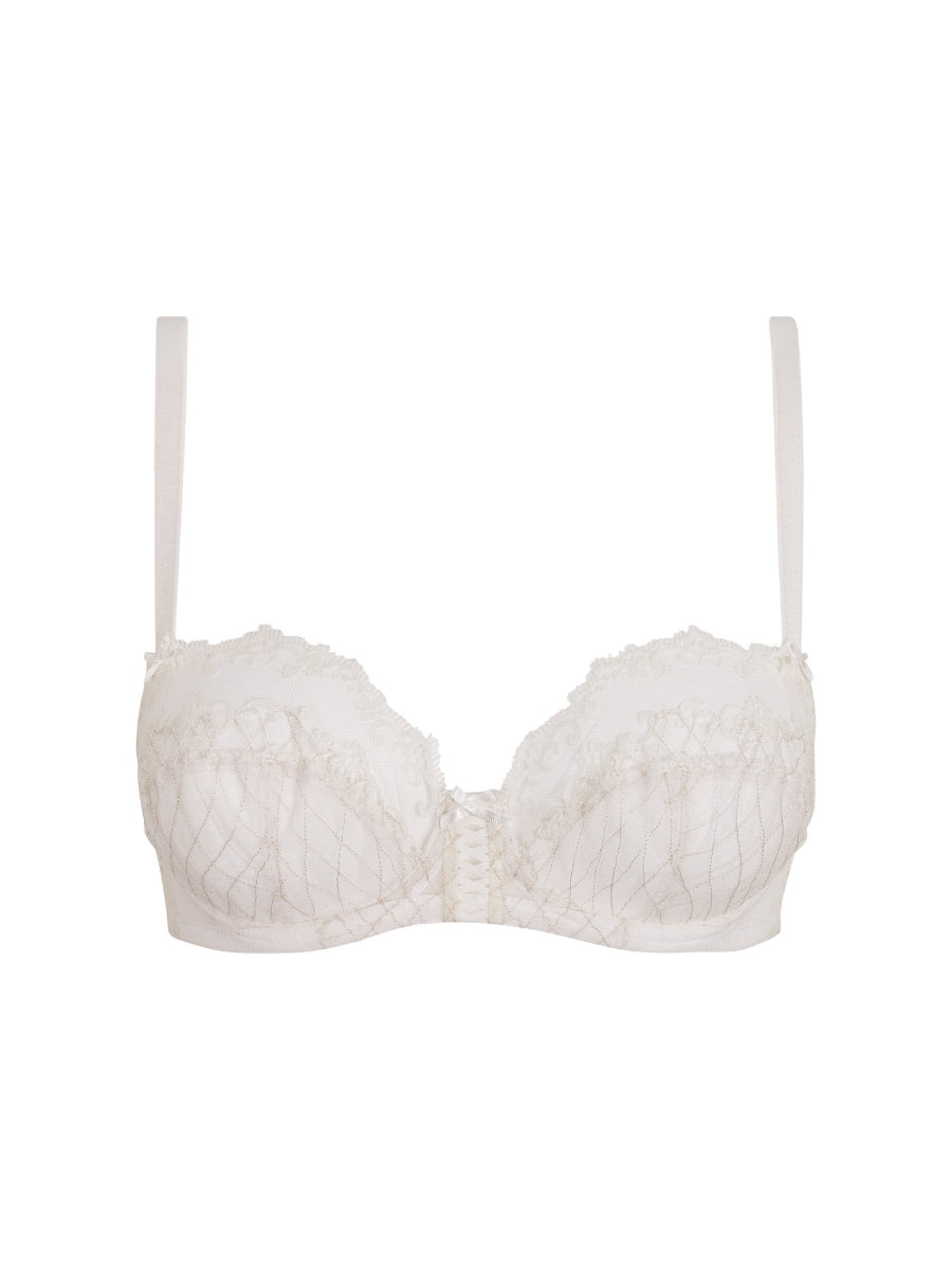 Lacage Balconette Bra - Pale Ivory