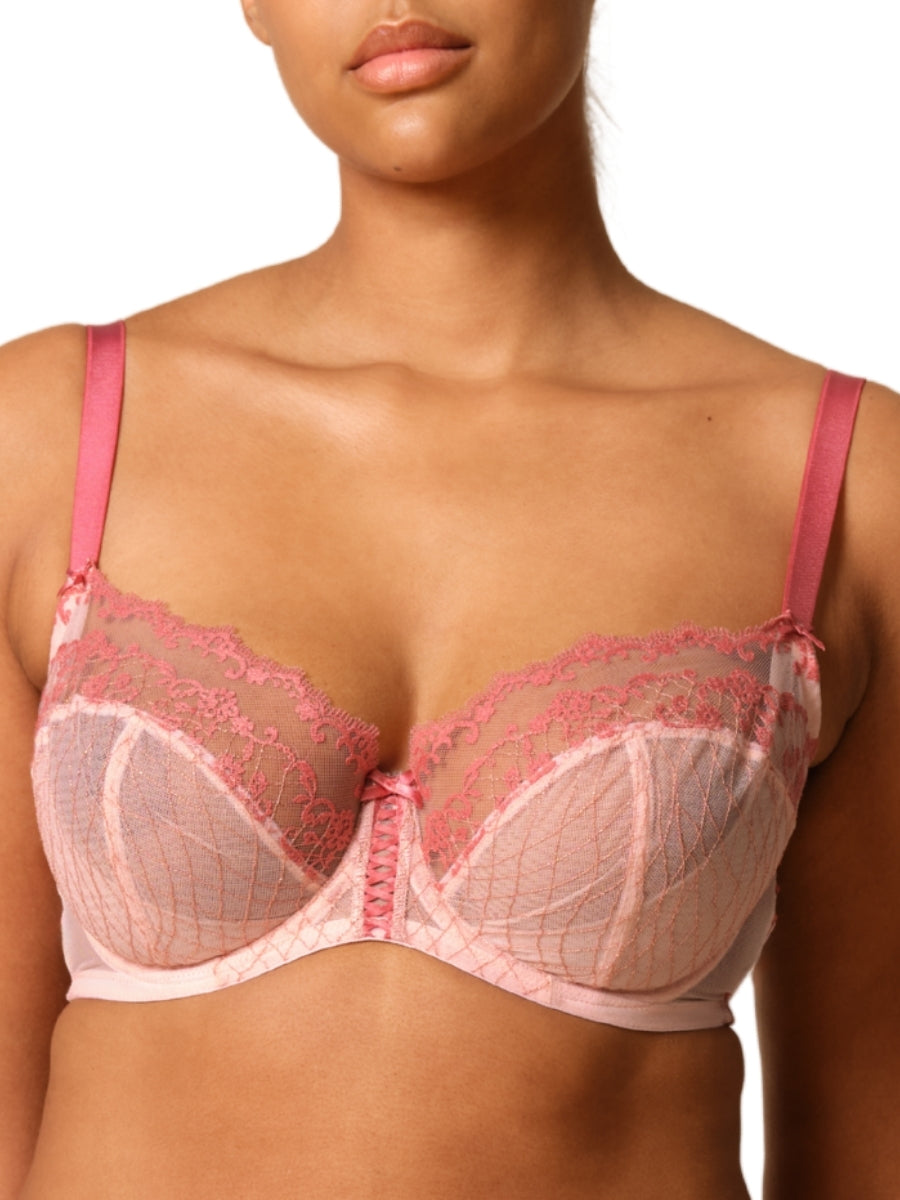 Lacage Balconette Bra - Rose