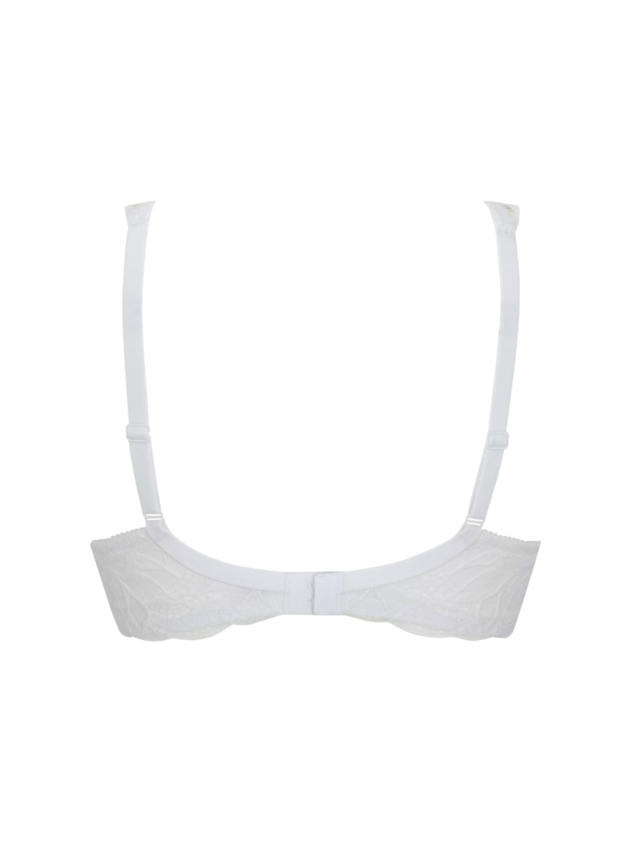 Lace Soirée Full Cup Bra - White