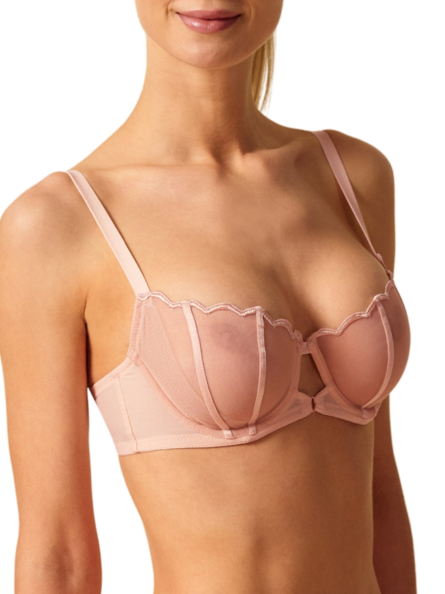 Obsession Balconette Bra - Blush
