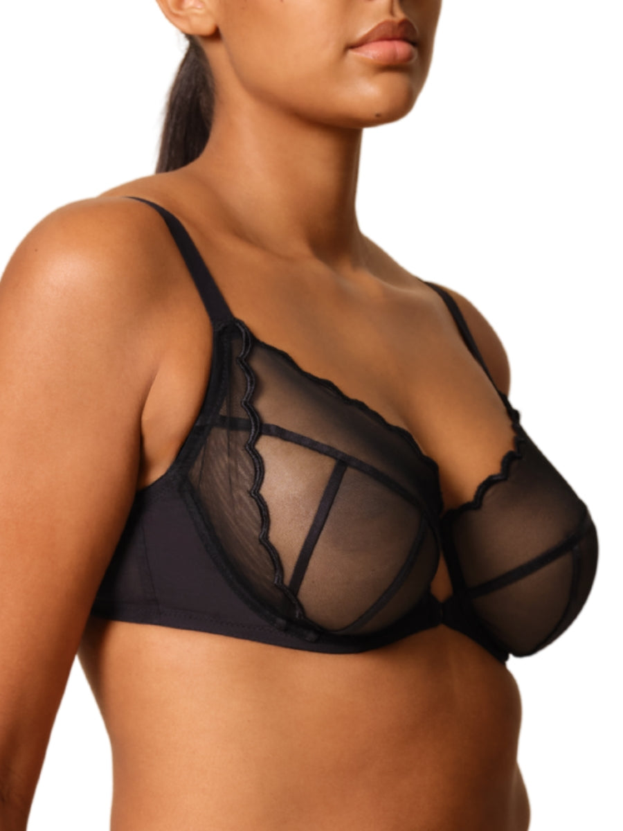 Obsession Full Cup Bra - Black