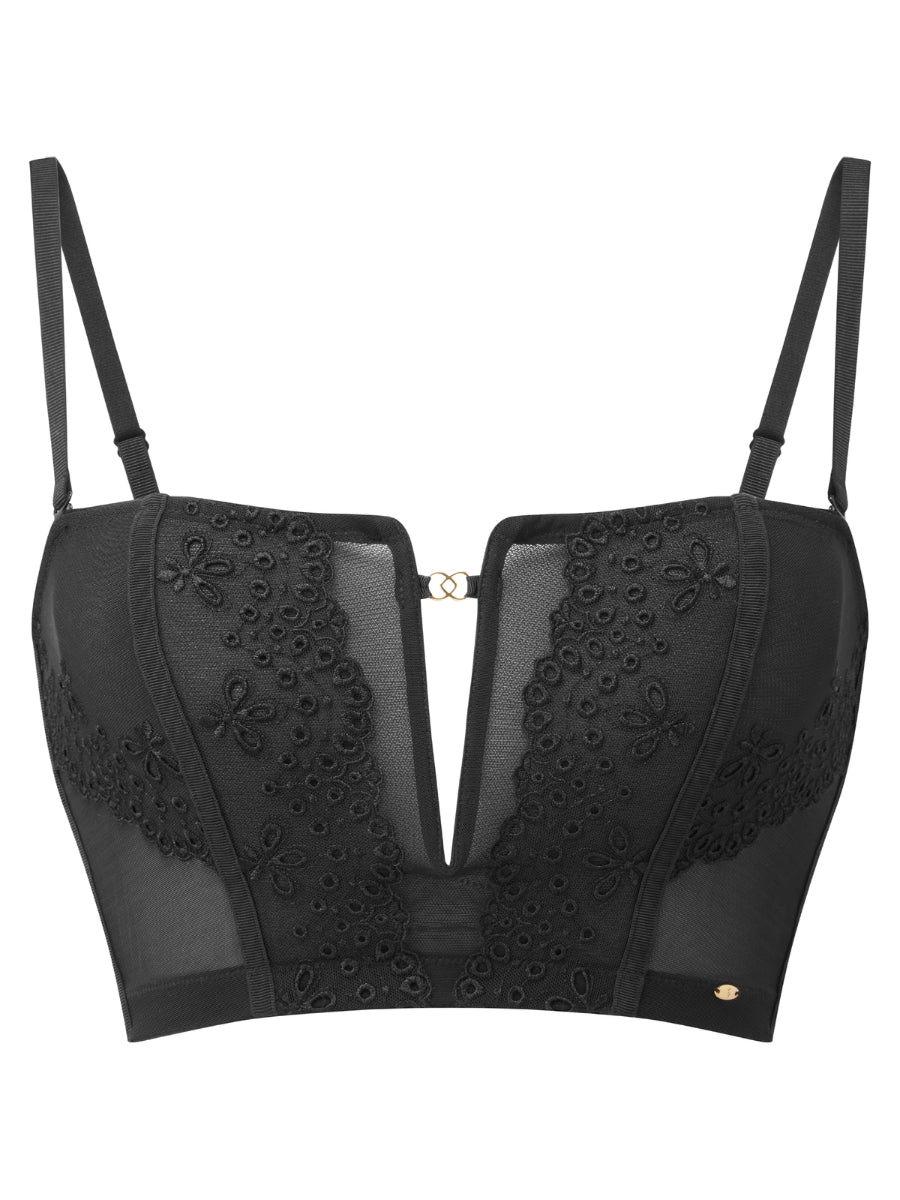 Rebel Corset Top - Black