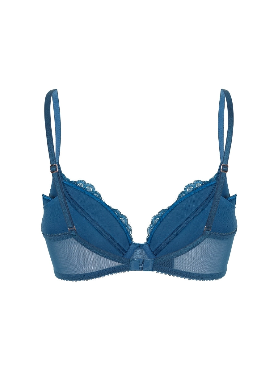 Superboost Lace Padded Plunge Bra - Deep Teal