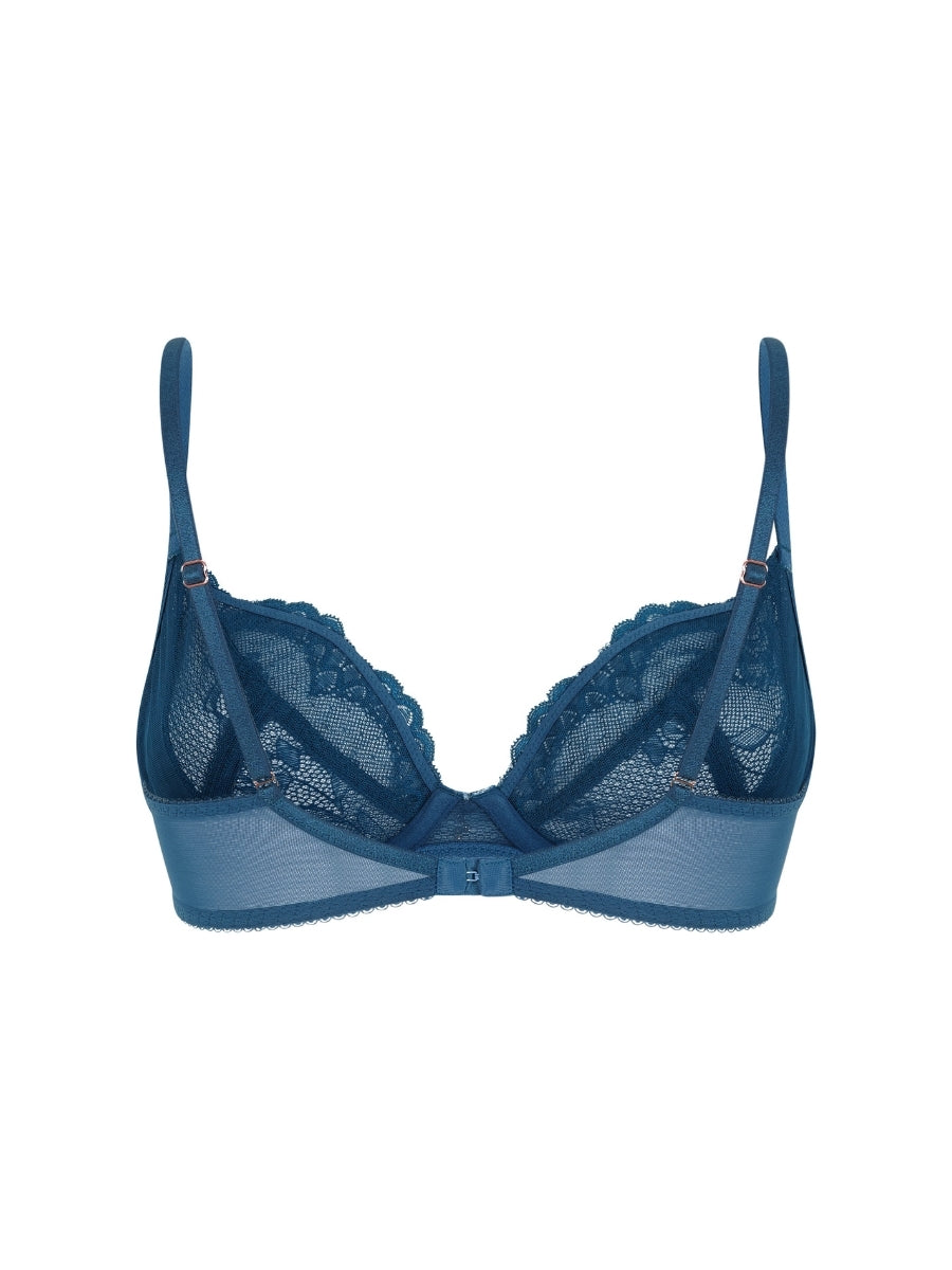 Superboost Lace Plunge Bra - Deep Teal