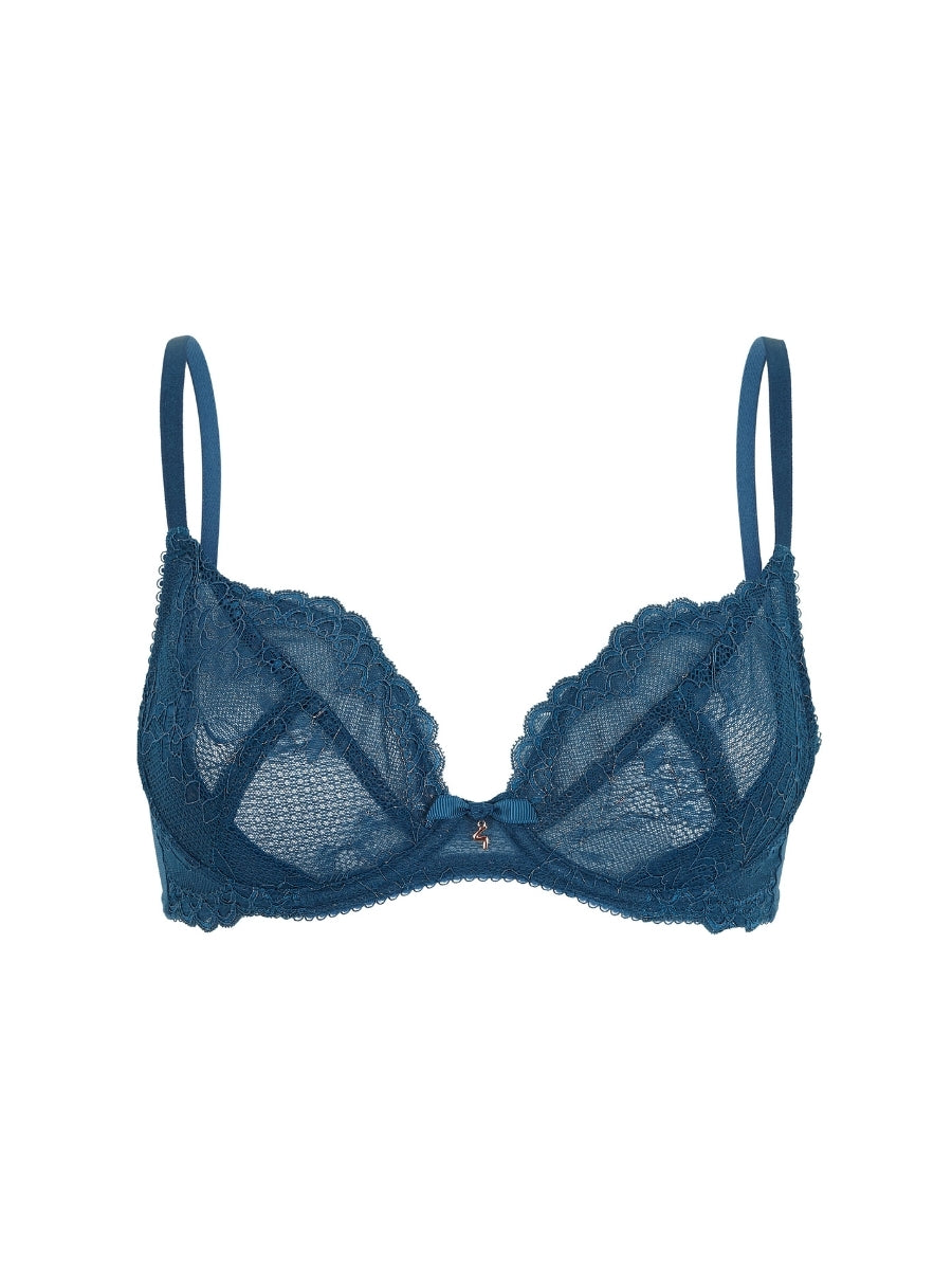 Superboost Lace Plunge Bra - Deep Teal