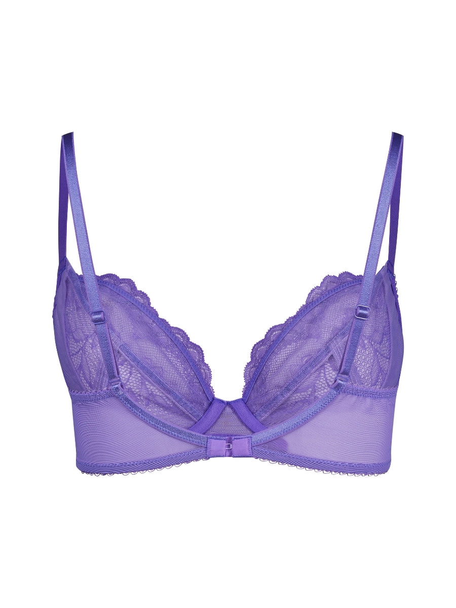 Superboost Lace Plunge Bra - Purple Hebe