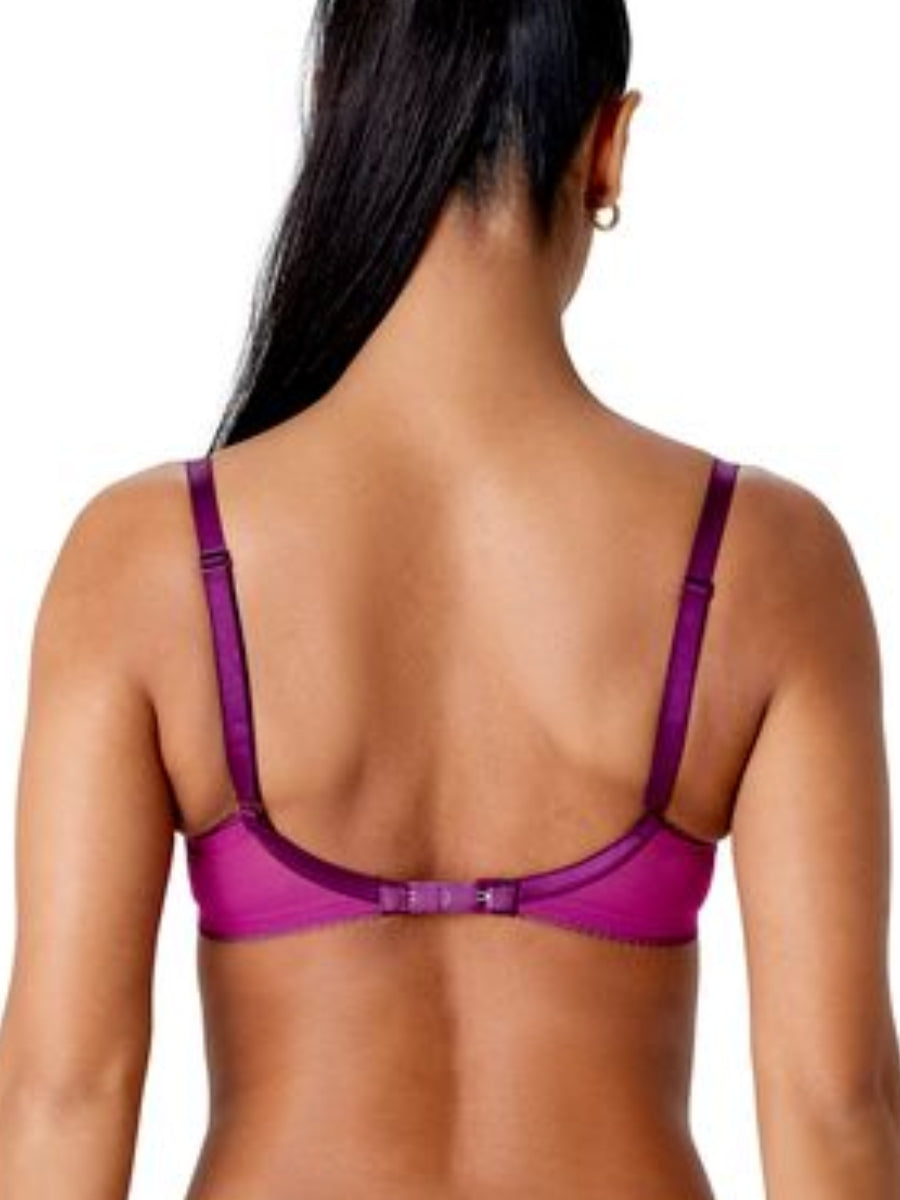 Swirl Balcony Bra - Raspberry