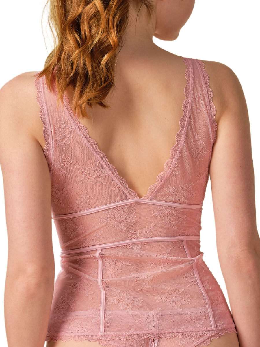 Vintage Romance Cami Top - Soft Pink